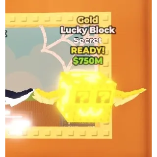 [Steal a brainrot] Lucky block secret Gold 750M/s💸Best price