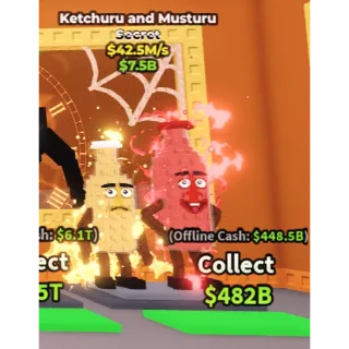 [Steal a brainrot] Ketchuru and Musturu 42.5M/s💸Best price