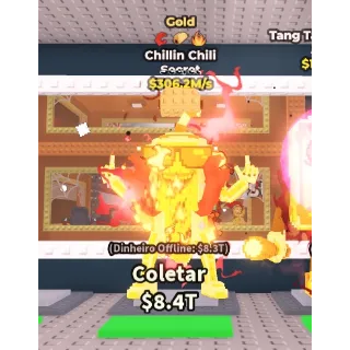 [Steal a brainrot] Chillin Chili Gold 306.2M/s (3 mutation)💸Best price