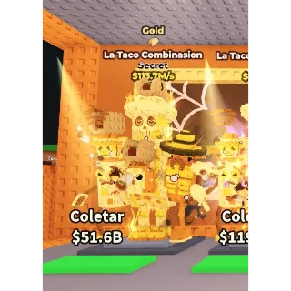 [Steal a brainrot] La taco combinasion gold 113.7M/s (1 Traits)💸Best price