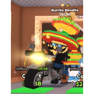 [Steal a brainrot] Burrito Bandito 28M/s (2 Traits )💸Best price