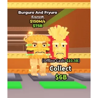 [Steal a brainrot] Burguro And Fryuro 150M/s💸Best price