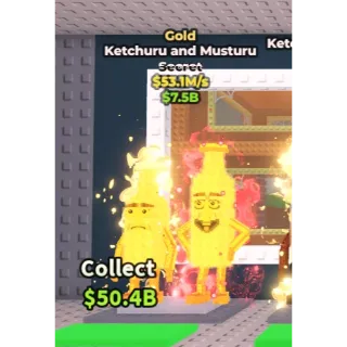 [Steal a brainrot] Ketchuru and musturu Gold 53.1M/s 💸Best price