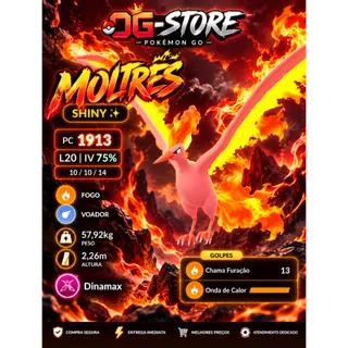 MOLTRES SHINY DINAMAX ✨ | Pokémon GO