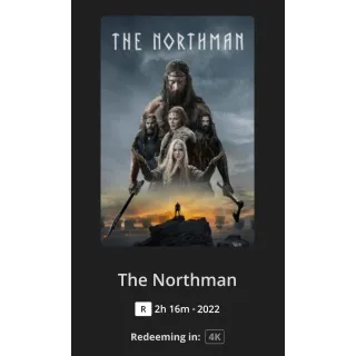 The Northman 4k Digital Code - Movies Anywhere