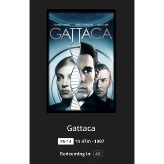 Gattaca 4k Digital Code