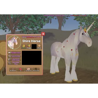 Gilded Cloud Gilded Wing Horn Shire