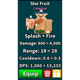 Slop Tower Defense | Star Fruit