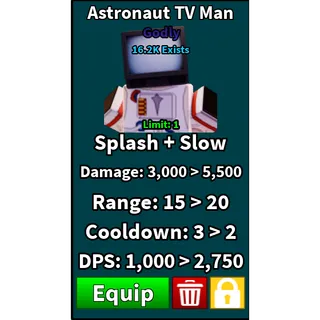 Slop Tower Defense | 50x Astronaut TV Man
