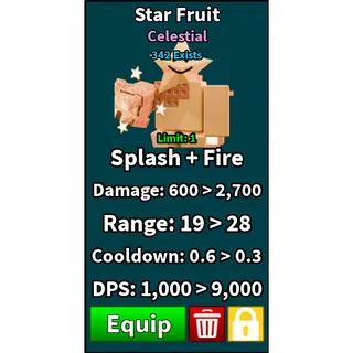 Slop Tower Defense | Star Fruit