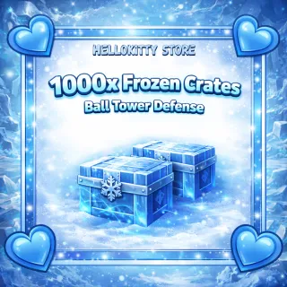Frozen Crates Ball Tower Defense