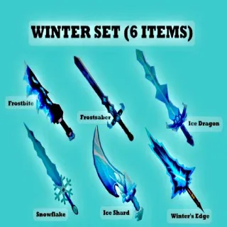 MM2 WINTER SET 6 ITEMS