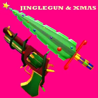 MM2 XMAS JINGLEGUN SET