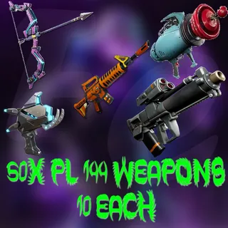 50X PL 144 Weapons