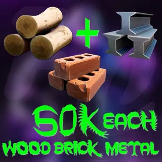 50k Wood Brick Metal