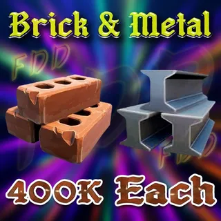 400k Each Brick and Metal