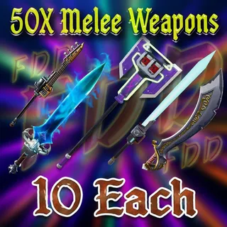 Melee Weapons 50x