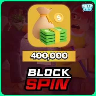 Cheap ✅  $ 400,000 | Account Cash 💸 Game Roblox Map [ Blockspin Block Spin ]