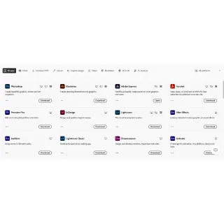 Adobe Creative Cloud - All Apps - 1 Year