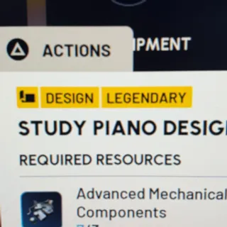 Study Piano blueprint