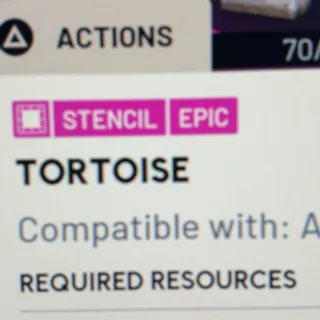 Tortoise blueprint