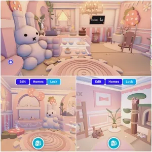 Miffy bunny cafe adopt me home house build