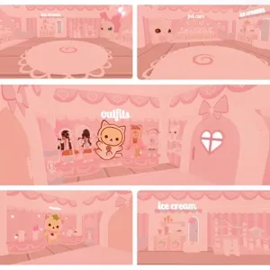 Kawaii Cute Core Ice Cream House – Adopt Me home house build