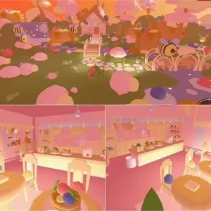 🐝💛 Pancake + Bumblebee Adopt Me Home! 🥞🍓🍌🫐