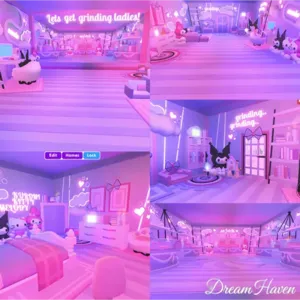 cute adopt me grind home