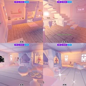 Detailed cutesy coquette adopt me home