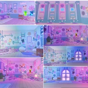 Pastel Mermaid x Calico Critters Aesthetic Adopt Me Home House Build
