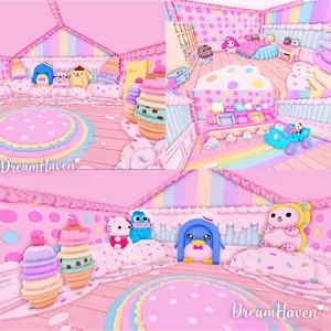 vibrant sanrio bunker