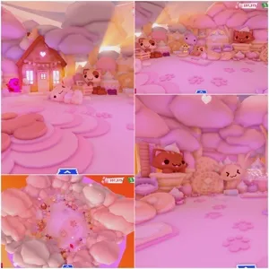 Cutesy adopt me kitty cat home house build
