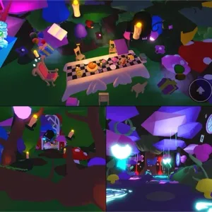 Alice in Wonderland Inspired Adopt Me Home House Build