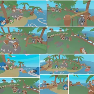 adorable animal beach