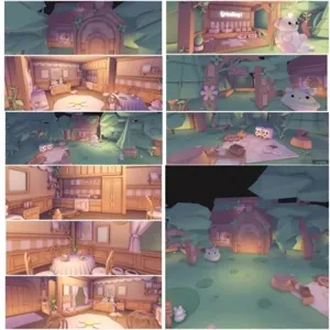 Cottage core campsite - adopt me home house build