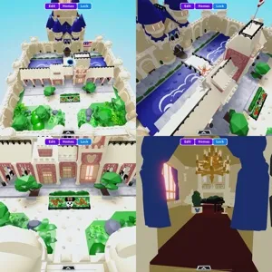 Adopt me Disney castle glitch build