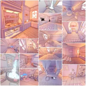 coquette fairy house