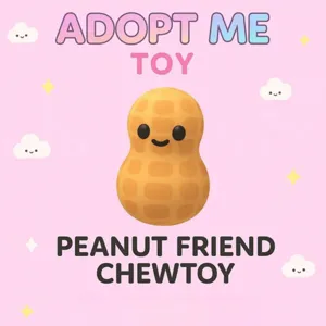 adopt me peanut chew toy
