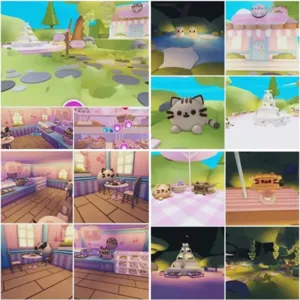 pusheen adopt me cafe