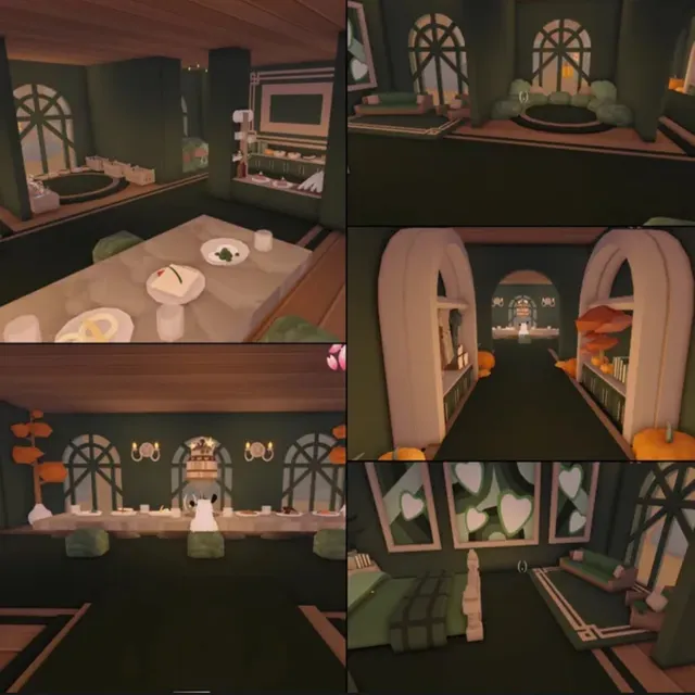 Dark academia adopt me home house build - Other - Gameflip