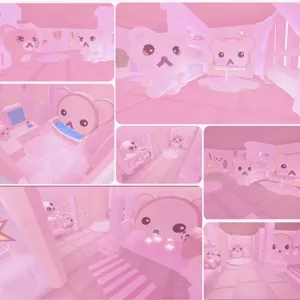 Cutesy Kawaii Glitch Home – Adopt Me House Build 🌸🏡