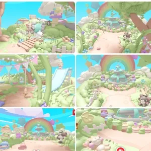 Adopt Me Home: Rainbow Cloudy Fun Park 🌈🐾 