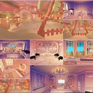 Cute Pink Adopt Me Home