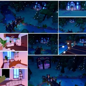 Winter Enchanted Forest Adopt Me Home Estate ❄️✨