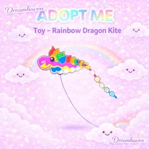 rainbow dragon kite