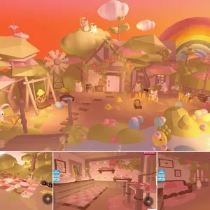 Adopt Me Easter home house build Totoro Easter Cottage