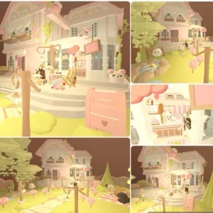 ☁️🏡 Beautiful 2-Story Dream Home | Adopt Me Build 🌸🧸