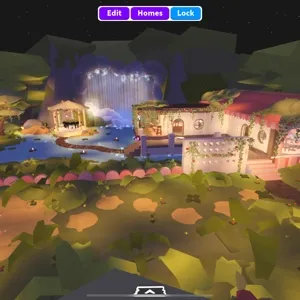 Amazing Ghibli cafe adopt me home house build 🥀