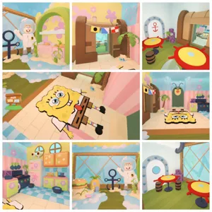 adopt me SpongeBob house
